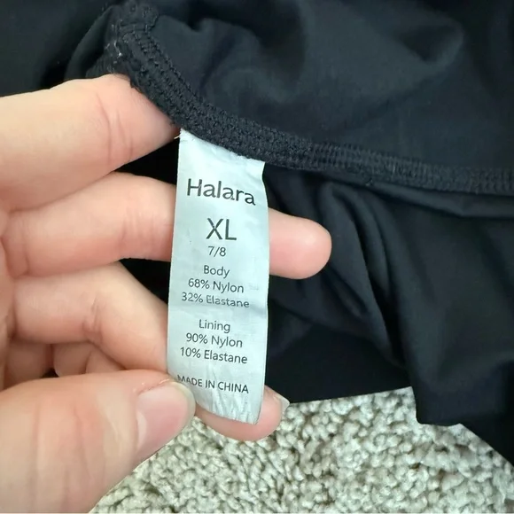 Halara UltraSculpt High Waisted Scrunch Butt Lifting Tummy Control Black Size XL - Picture 5 of 8